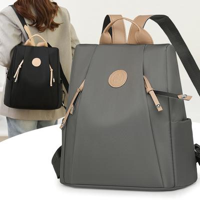 Sac à dos antivol pour femmes, sac à dos imperméable en tissu Oxford, sac de voyage léger pour l'extérieur, cartable étudiant