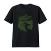 Grand Teton National Park Oversized T Shirt Linocut GTNP Forest Mountain River Scenery Hiking Outdoors Nature Inspired Tee