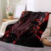 1Pc Cartoon Print Flannel Blanket, High Quality Comfortable for All Seasons, Home Decor, Warmth and Comfort, Perfect for Christmas Birthday Gift