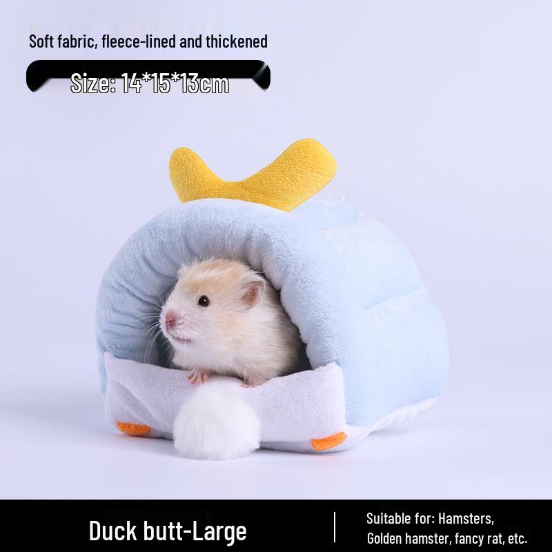 Winter Warm Cotton Nest for Small Pets: Hamsters, Chinchillas, Hedgehogs, Squirrels & Rabbits