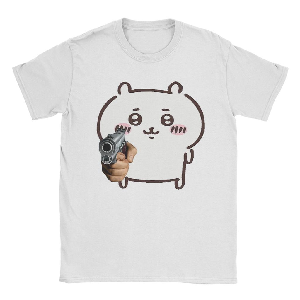 Chiikawa inspiriertes 3-in-1 süßes Design T-Shirt Herren Damen Neuheit Baumwoll-T-Shirts Rundhals Kurzarm T-Shirt Original Oberteile