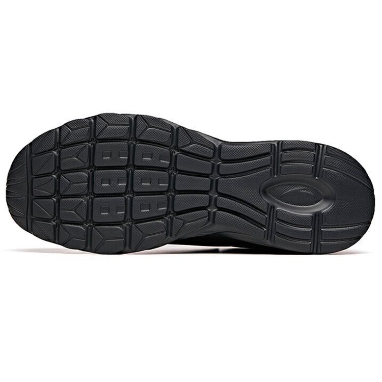 Anta Waterproof Durable Low-Top Running Shoes Men Sneakers Black 912045524-1