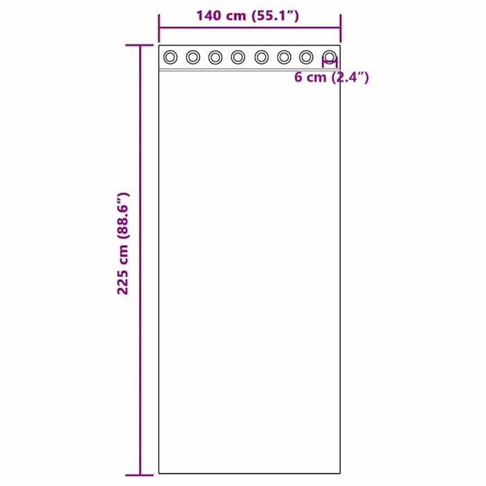 VidaXL Rideaux en voile avec œillets 2 pcs marron 140x225 cm, rideau en filet, rideau transparent, voile de fenêtre, 4102067