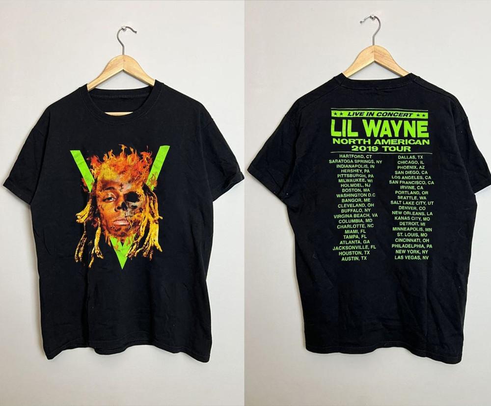 New Lil Wayne North American Tour 2019 Gift For Fans Unisex S-5Xl Shirt Ss1867