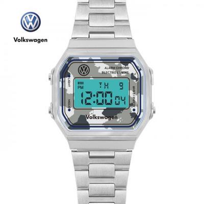 [Volkswagen Watch] Volkswagen Watch Beetle Camo Digital Watch VW-Beetlecamo-GY