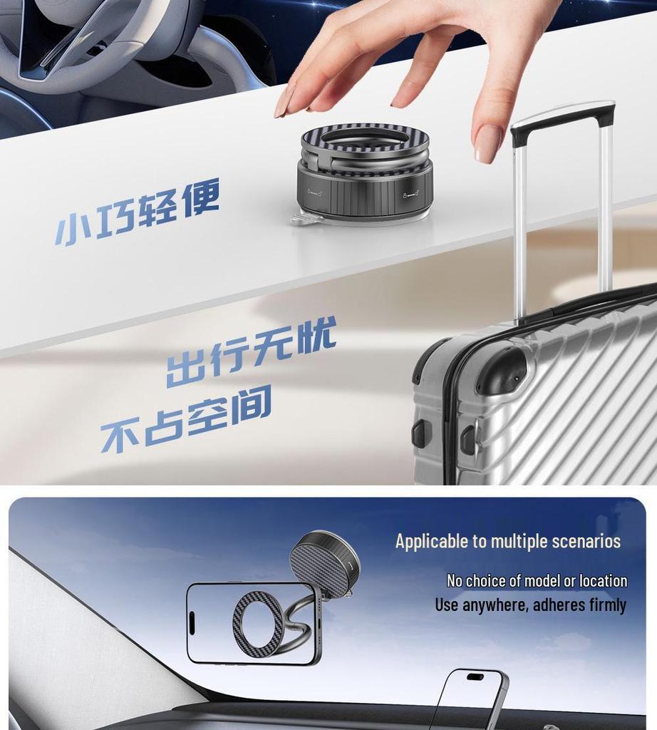 2025 H3 Mobile Phone Car Console Holder - Premium Navigation Support