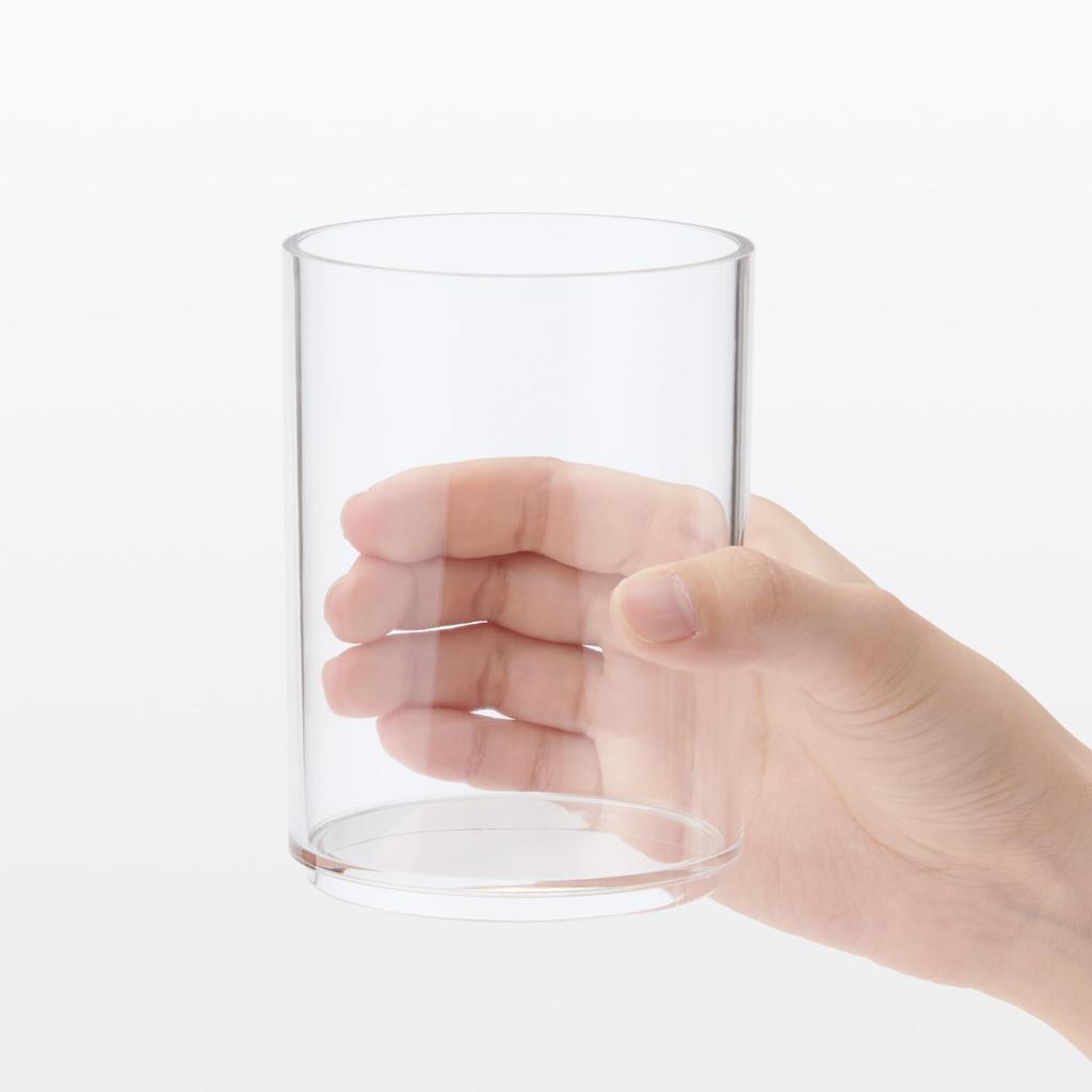 MUJI Acrylic Cylindrical Diameter 80 x Height 110 44314258 Case, mm,