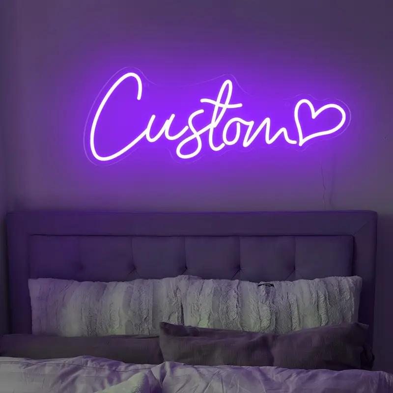 Custom Neon Led Sign Customized Kids Name USB Neon for Room Bedroom Wall Hanging Decor Birthday Party Personalised Neon Signs
