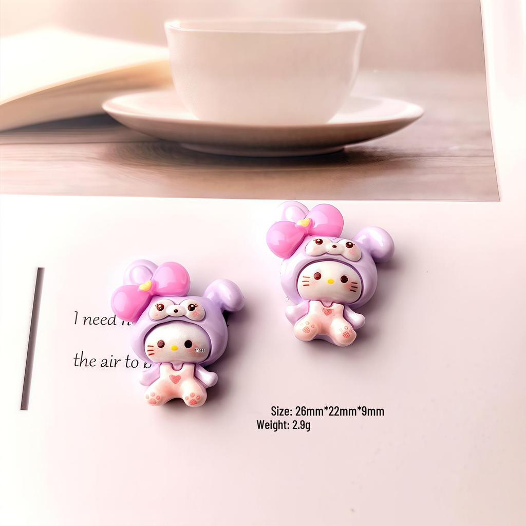 DIY Cartoon Resin Accessories: Dress-Up KT Cream Glue for Phone Cases, Hair Clips, Shoe Buckles, and Magnets