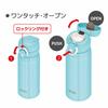 Thermos Water Bottle Vacuum Insulated Mobile Mug 350ml Ice Green JNR-351 IG
