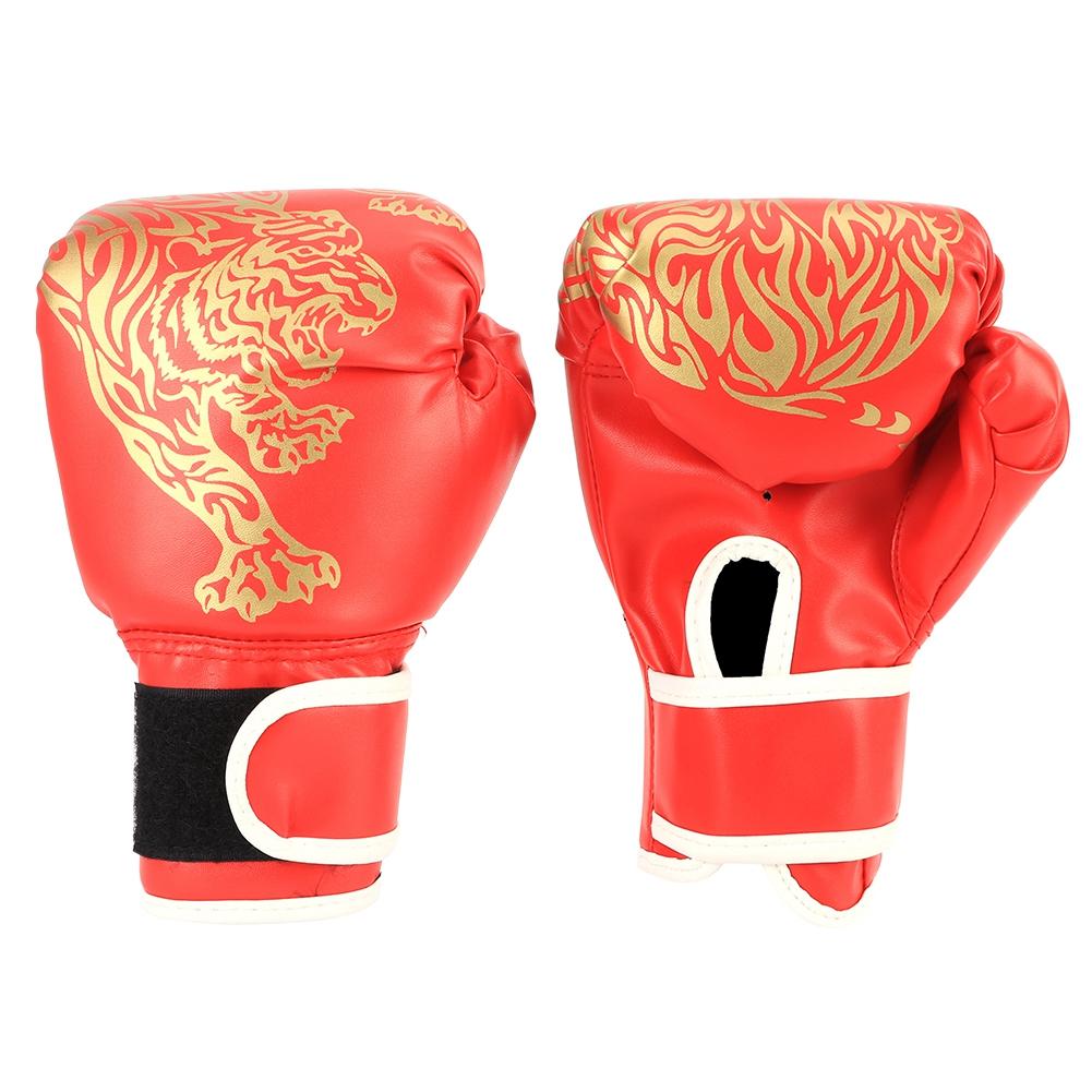 Red Taekwondo Boxing Gloves Bodybuilding Exercise Sanda Fighting for Adults ChildrenRed Adults