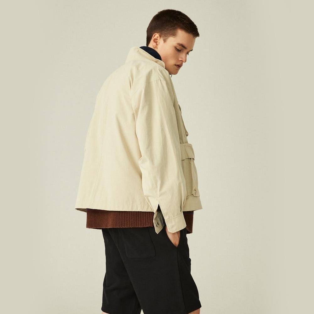 Spnk Utility High-Neck Jumper_Elbeige