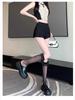 2024 Women's High Waist Black A-Line Summer Shorts - Slimming, Plus Size Options, Casual Fit