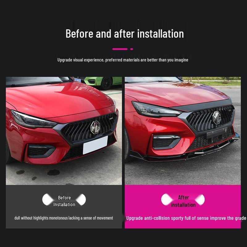 2020 MG6 Front Lip Spoiler for Third Gen MG6 Modification