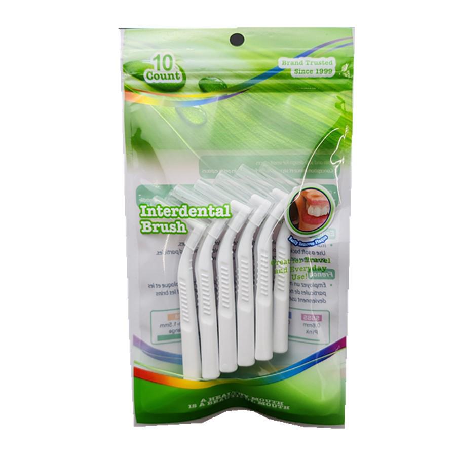 

L-образная межзубная ортодонтическая щетка с мягкой щетиной для межзубных промежутков и зубов мудрости