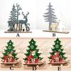 Christmas Style Decor Elk Splice Deer Xmas Ornaments Christmas Home Decor Supplies Festival Creative Kids Gift Accessories
