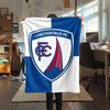 1PC Chesterfield F.C Patterned Flannel Blanket Suitable For All Seasons for Home Decor Warmth and Comfort Gifts Holiday Present