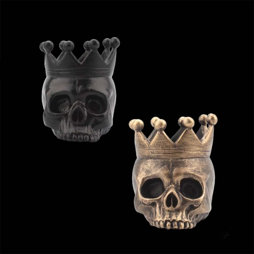 

Gothic Skeleton Candle Holder Vintage Skull Candlestick Ghost Festival