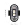Multi-mode Wireless LED Drone Strobe Light Motorcycle Car Indicator Light Bike Remote Control Warning Light USB Charging 8Color