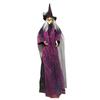 Standing Witch Props Creepy Indoor Outdoor Flying Witch Sound Activated Witch Halloween Decor for Halloween Skull Prop Themed