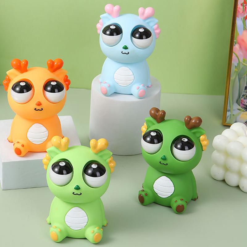 Funny Eyeball Burst Squeeze Toys Kids Adults Creative Tricky Doll Balls Decompression Animal Eyes Popping Out Eyes Toys Gifts