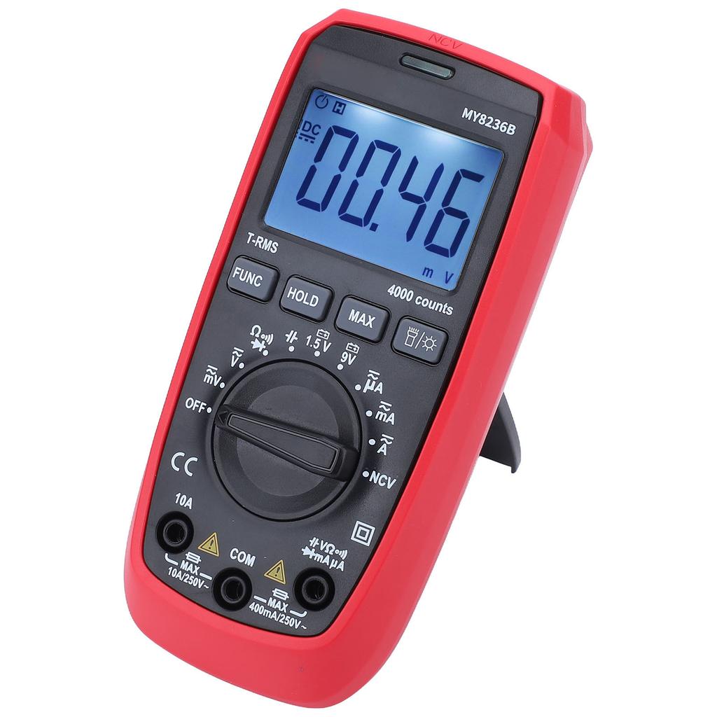 Digital Multimeter Tester Electrical Voltmeter Volt Multi Meter 4000 Counts for Battery Circuit