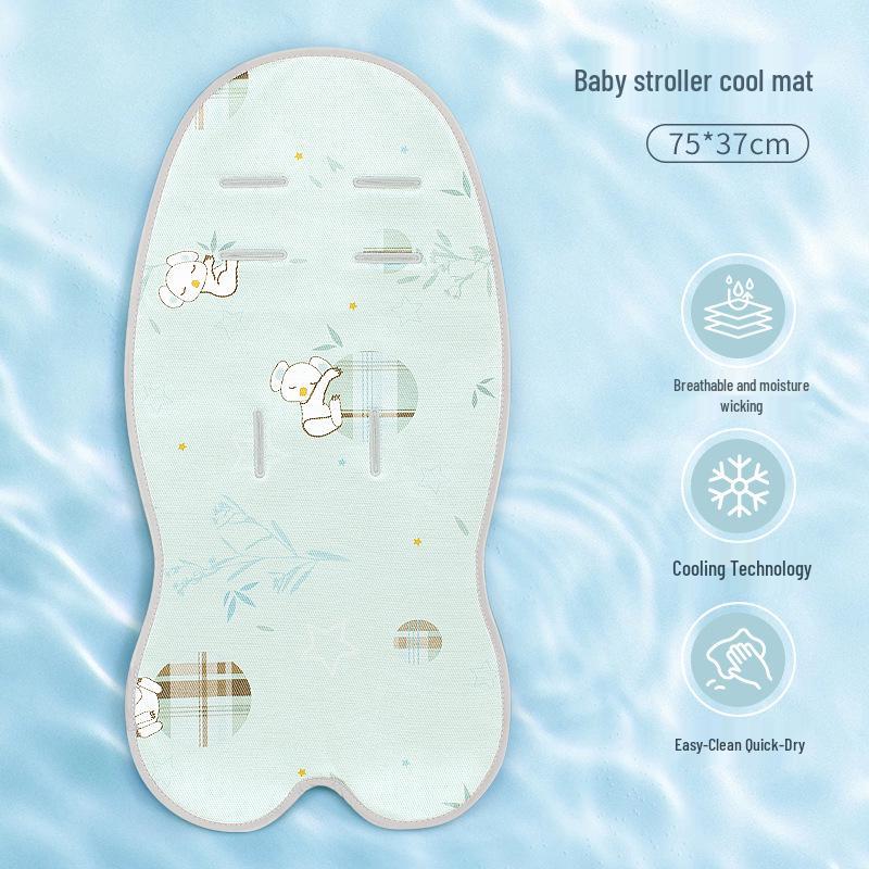 

Круглый Y T6 Универсальный Подушка на сиденье для детской коляски из ледяного шелка и ротанга - Дышащая и прохладная для лета 75x37 cm