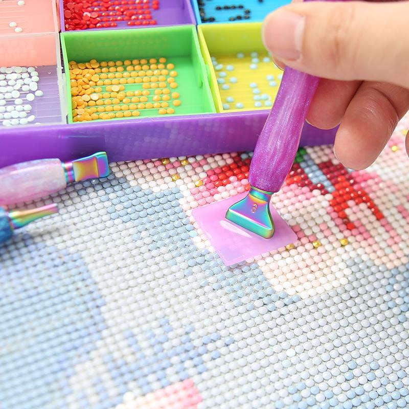 Diamond Painting Rhinestone Pen with Threaded Metal Tip for DIY Embroidery