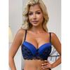 Push Up Lace Bra Women Sexy Backless Minimizer Adjustable Straps Underwire Support