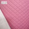 Diamond Pattern Quilted Leather Car Seat Cover & Mat