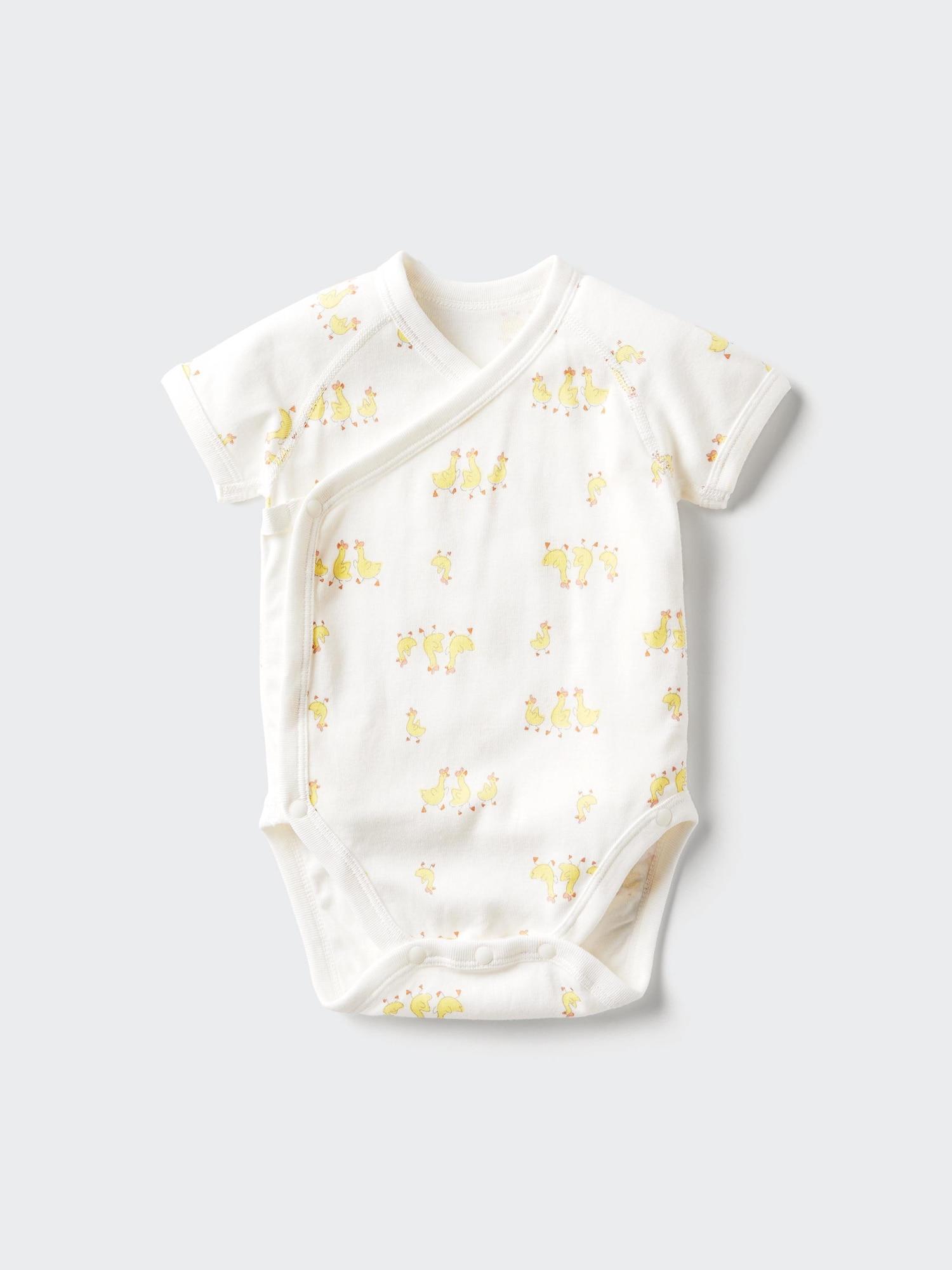 

Uniqlo Япония Боди с передним открытием 01 OFF WHITE/60