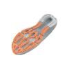 Under Armour Comfortable Versatile Shock Absorbing Durable Low Top Casual Running Shoes Women Sneaker Gray Orange 3024907-101