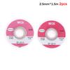 2Pcs 1.0/1.5/2.0/2.5MM 1.5M Welding Wires Desoldering Braid Solder Remover Wick Wire Welding Tin Sucker Repair Tool