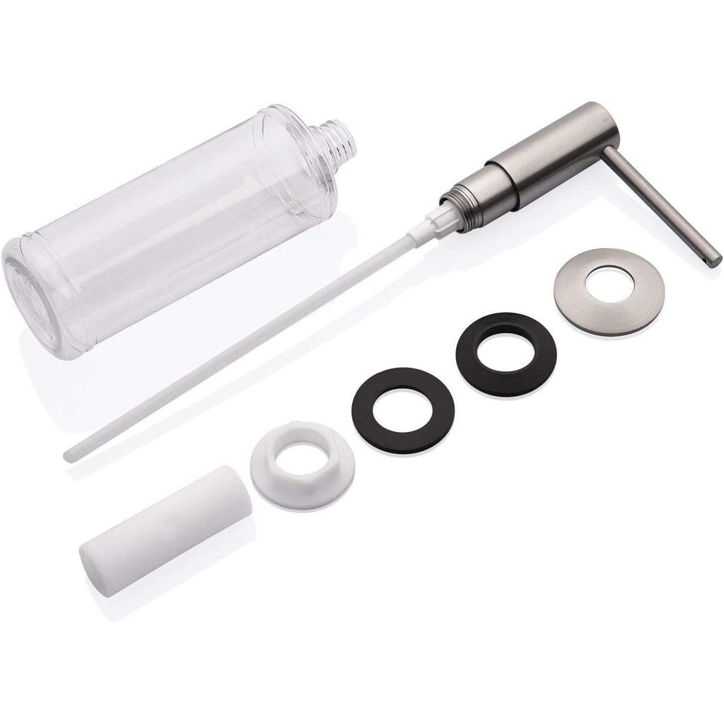 All-Copper Press-Type Kitchen Sink Soap Dispenser, 500ml Capacity