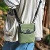 Trendy brand plaid small satchel men's and women's casual shoulder commuter bag travel portable vertical mobile phone bag