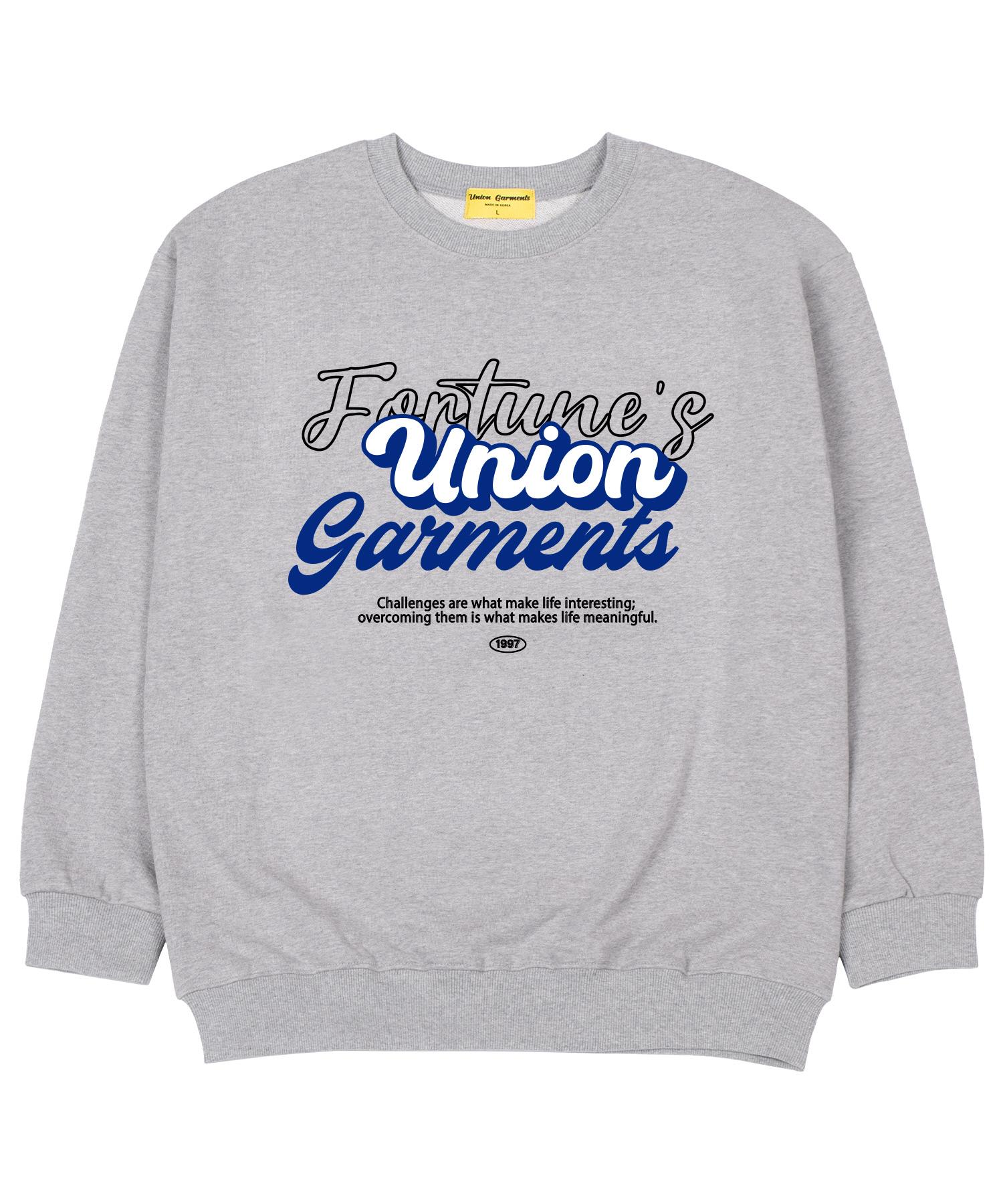 Union Garments Challenge Garments Терри Оверсайз Толстовка Серая L