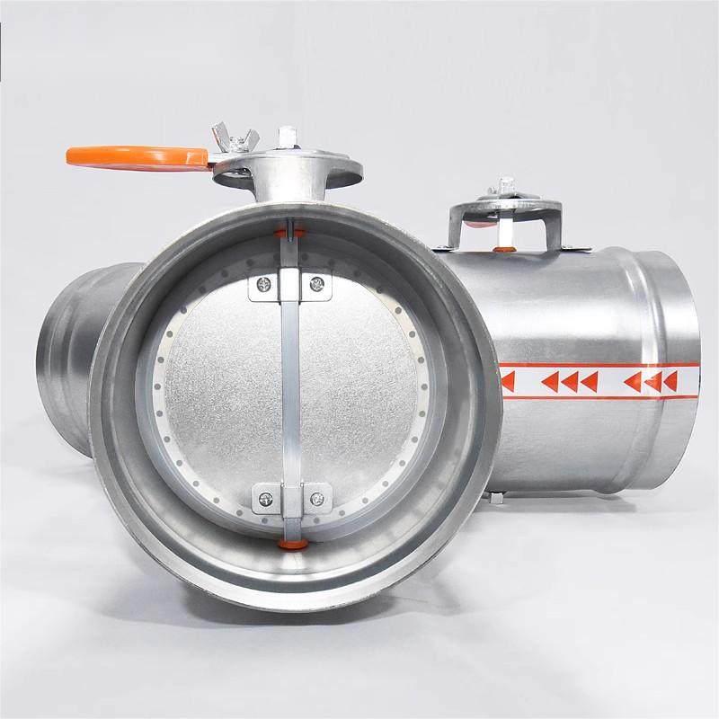 Supapă de aer manuală tip Y cu 3 căi Jundingying de 110 mm