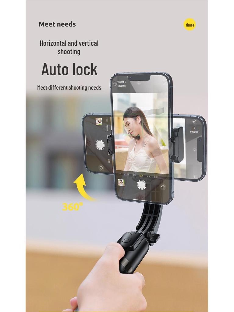 AR Anti-Shake Mobile Gimbal: Handheld Selfie Stick Tripod for Vlog, Travel Photography, and Live Streaming