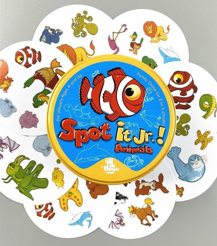 Spot It! English Edition: Parent-Child Find the Difference Game