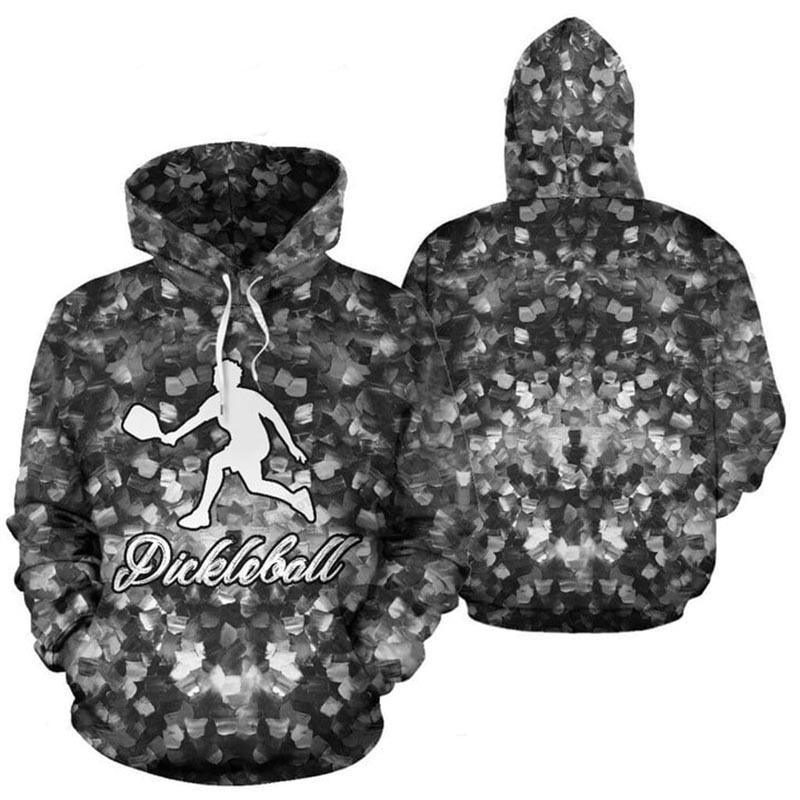 

3D-печать Pickleball Hoodie для мужчин Одежда Повседневная Длинный рукав Пуловеры Толстовка Спорт на открытом воздухе Уличная одежда Свободные толстовки 6XL