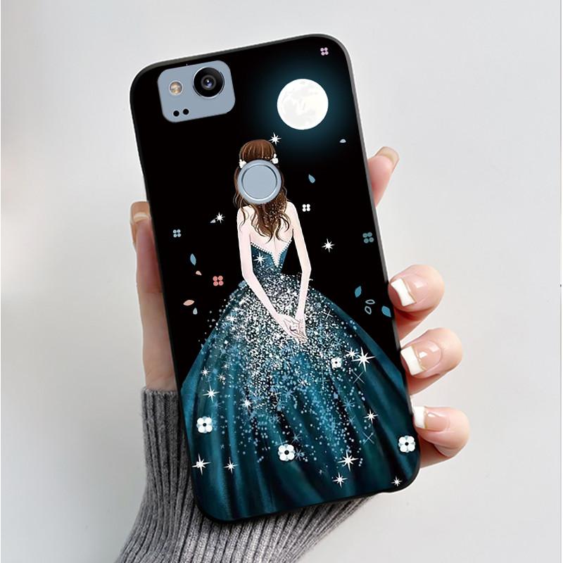 Pattern Case For Google Pixel 2 XL Pixel2 Funda Soft Silicone Shell For Google Pixel 1 XL Pixel1 Cover Cute Flower Casing Coque