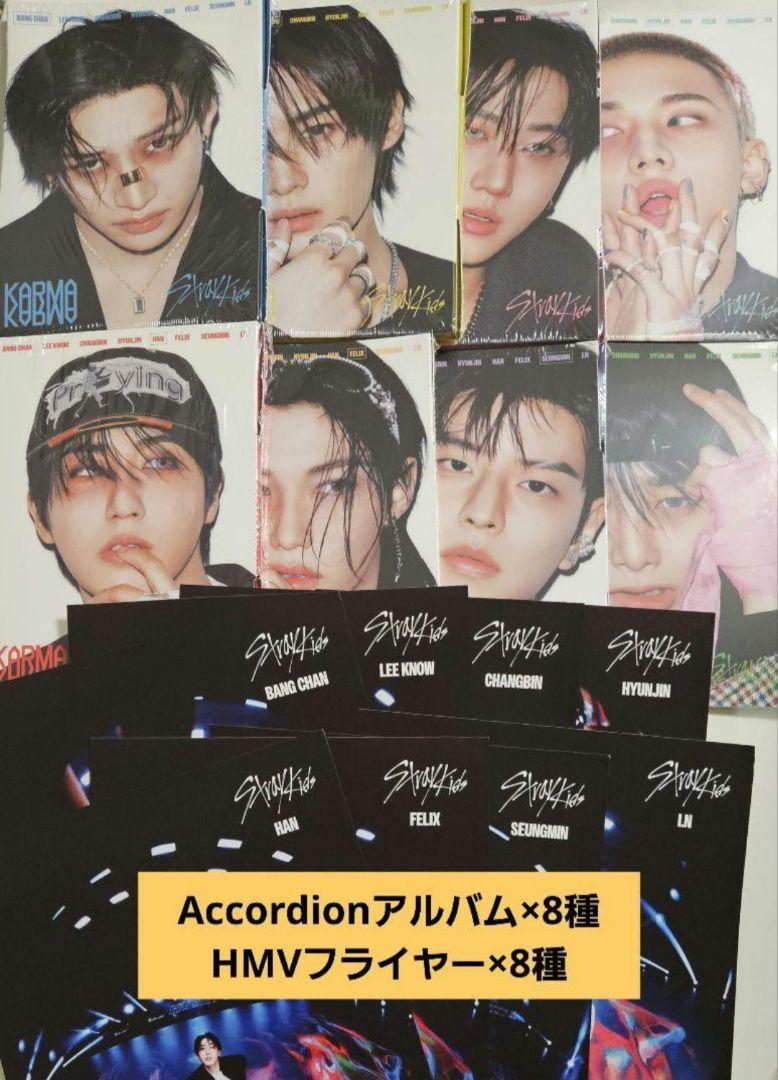 

[USED] Stray Kids Karma Accordion All Members Complete Set