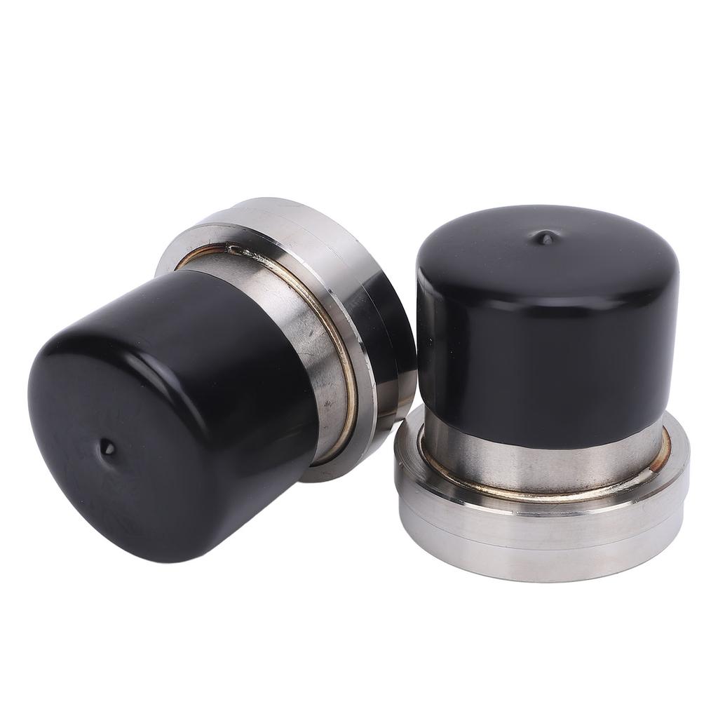 2 Pcs Trailer Bearing Protectors 2.441in Dia Auto Check Stainless Steel Aluminum Alloy for Boat Trailers