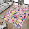 1PC Hearts Hearts Extra Large Non-Slip Floor Carpet, Office, Family, Bedroom, Studio - Large Area RugJ0345