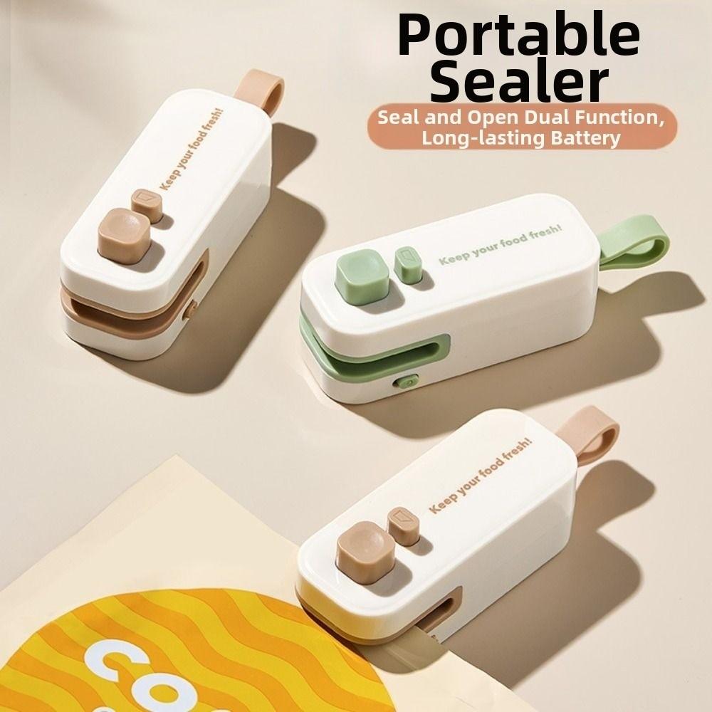 Handheld Magnetic Sealing Clip Rechargeable Food Sealer Clip  for Plastic Bag Snack Bag