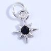 S925 Silver Miniature Zircon Eight-star Shaped Charms Diy Jewelry Making Accessories Earring Necklace Parts Shiny Fitt