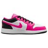 Air Jordan 1 Low GS Fierce Pink Çocuk Spor Ayakkabı Siyah Beyaz DZ5365-601