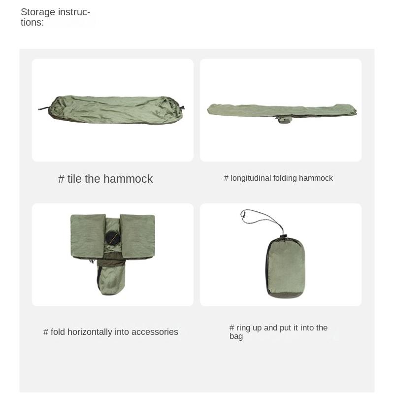 Utomhus sommar fritid nylon mesh anti mygg hängmatta