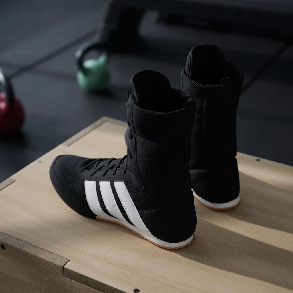 Adidas Box Hog Fabric High top Training Shoes Unisex