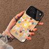 Silver Shell Cartoon Pet Fireworks Phone Case for Apple 13/14/15pro/16/17/Pro Max